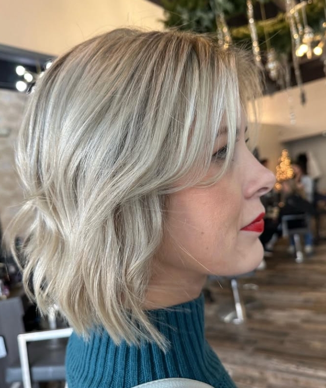 Lived-in blonde hair color result Austin TX